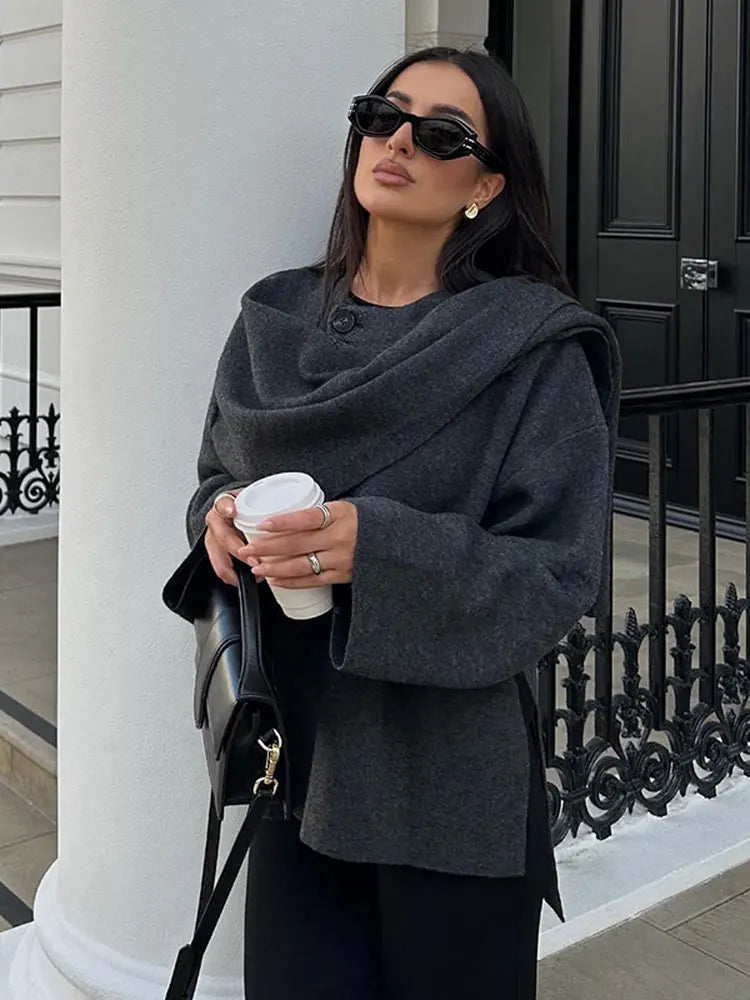 Mystique & Co™ Gilet Écharpe Chic