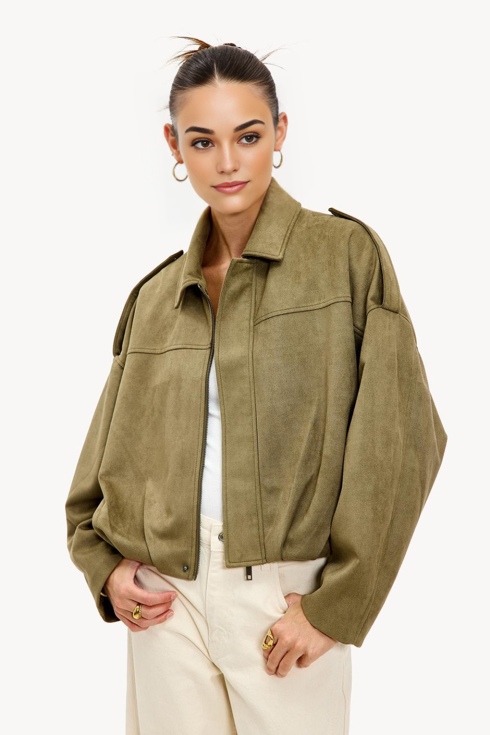 Mystique & Co™ Veste Décontractée Oversize
