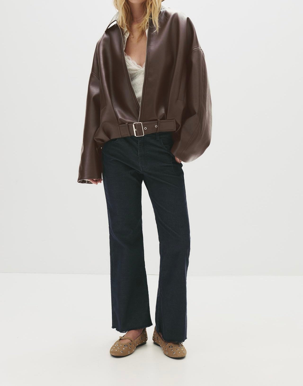 Mystique & Co™ Veste en Cuir