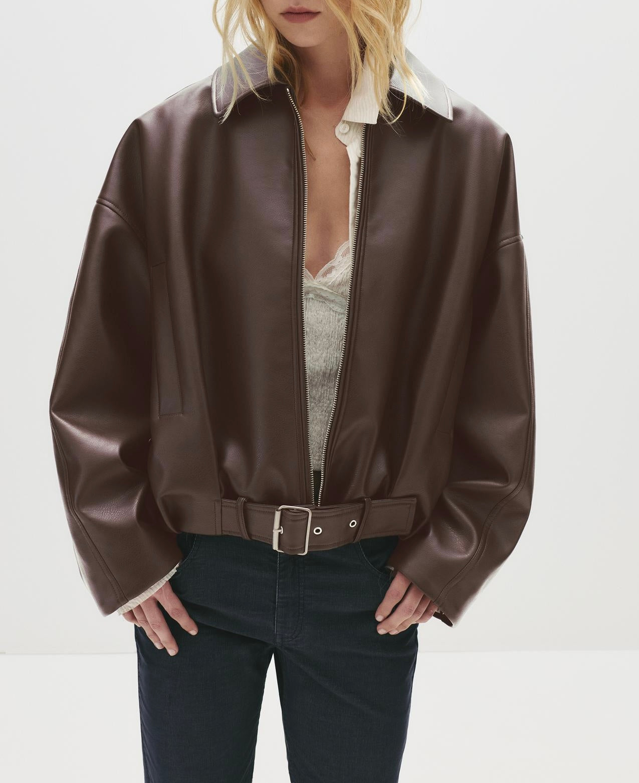 Mystique & Co™ Veste en Cuir