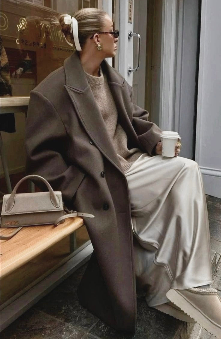 Mystique & Co™ Manteau long et surdimensionné