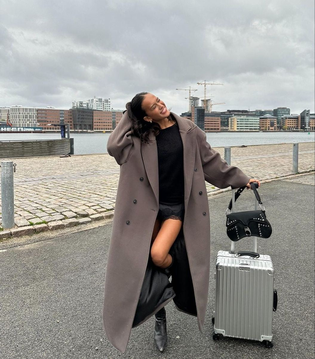 Mystique & Co™ Manteau long et surdimensionné