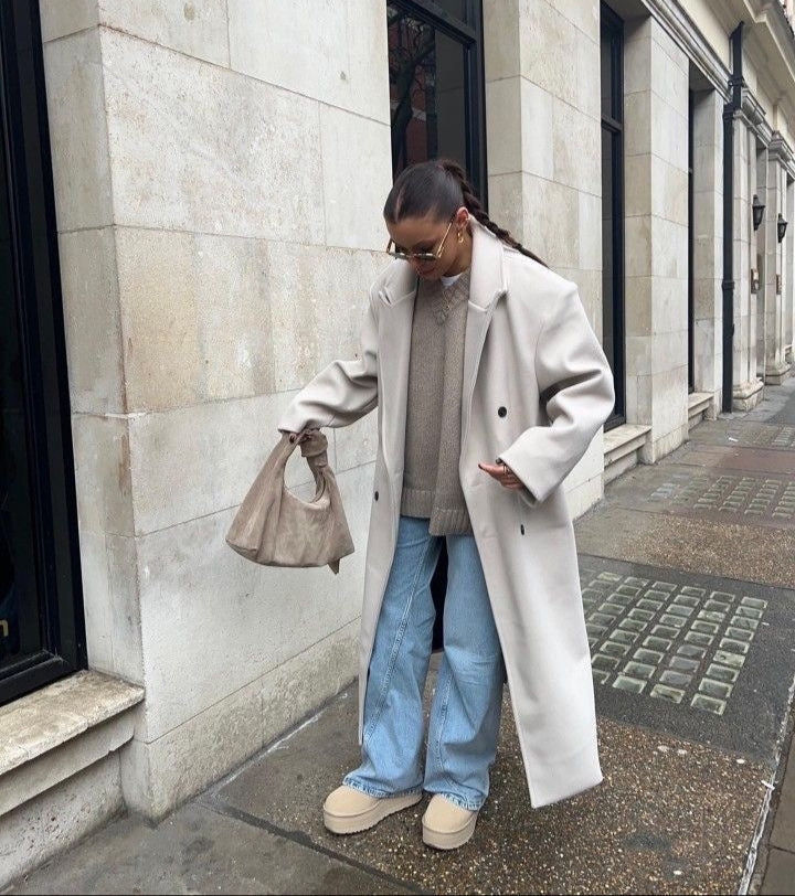 Mystique & Co™ Manteau long et surdimensionné