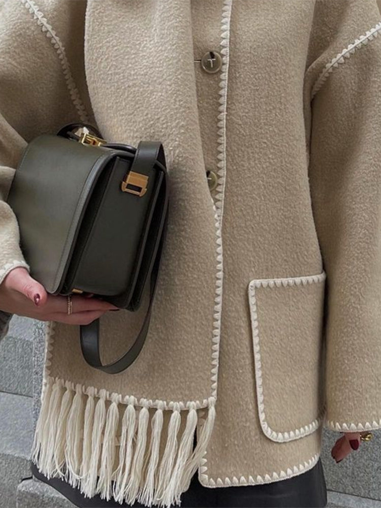 Mystique & Co™ manteau à écharpe