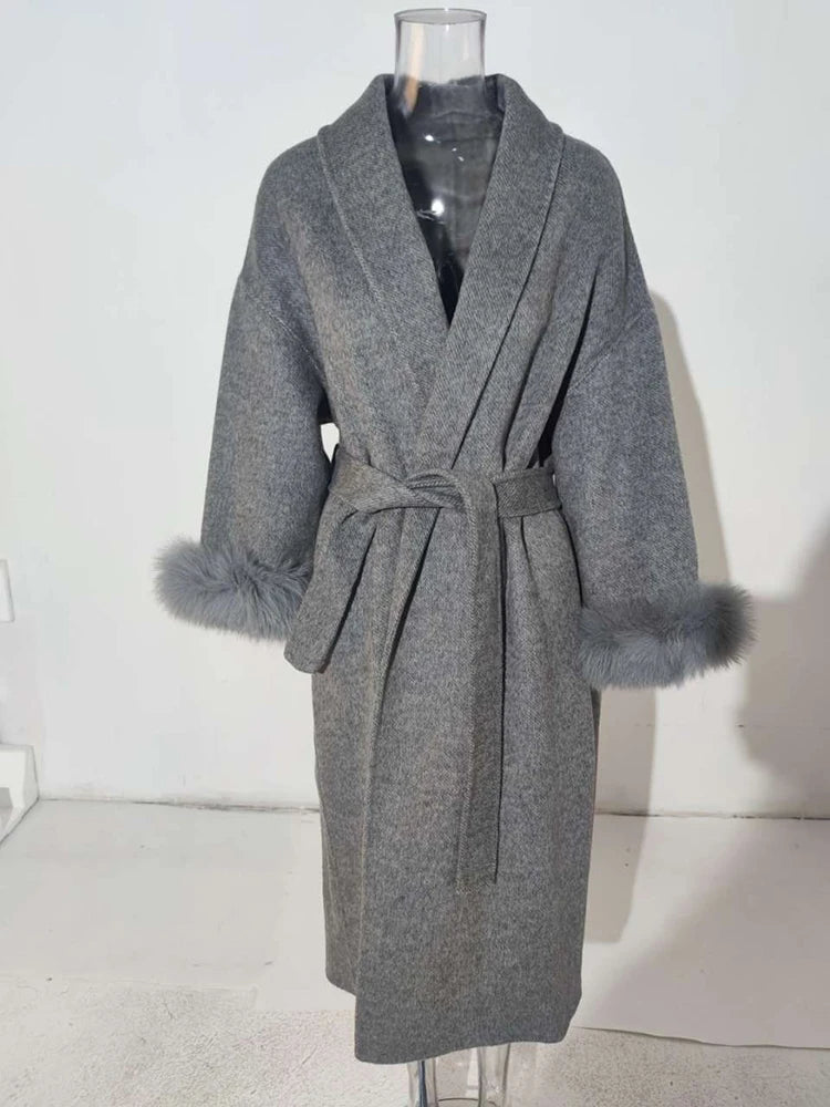 Mystique & Co™ Manteau Élégant en Laine