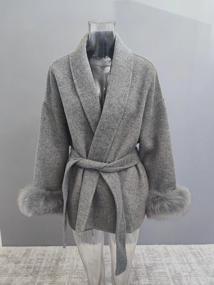 Mystique & Co™ Manteau Élégant en Laine