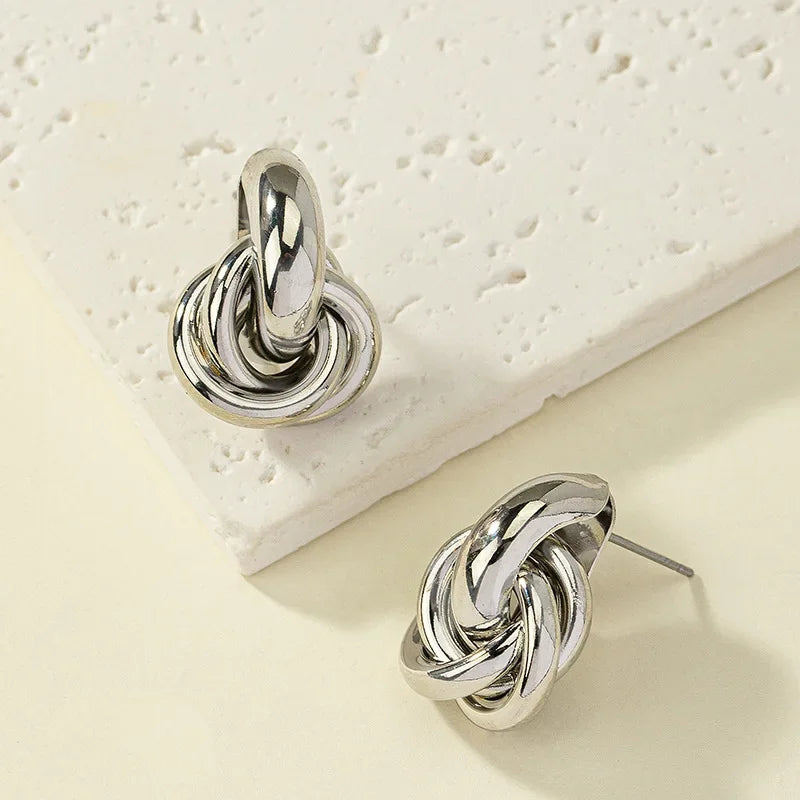 Mystique & Co™ – Boucles d’Oreilles Nœud Élégant