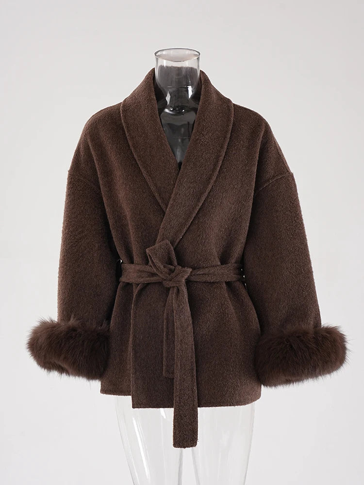 Mystique & Co™ Manteau Élégant en Laine