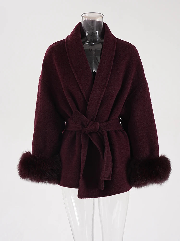 Mystique & Co™ Manteau Élégant en Laine