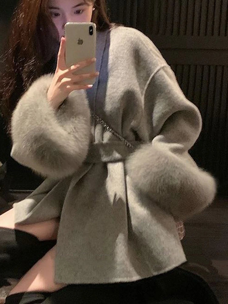 Mystique & Co™ Manteau Élégant en Laine