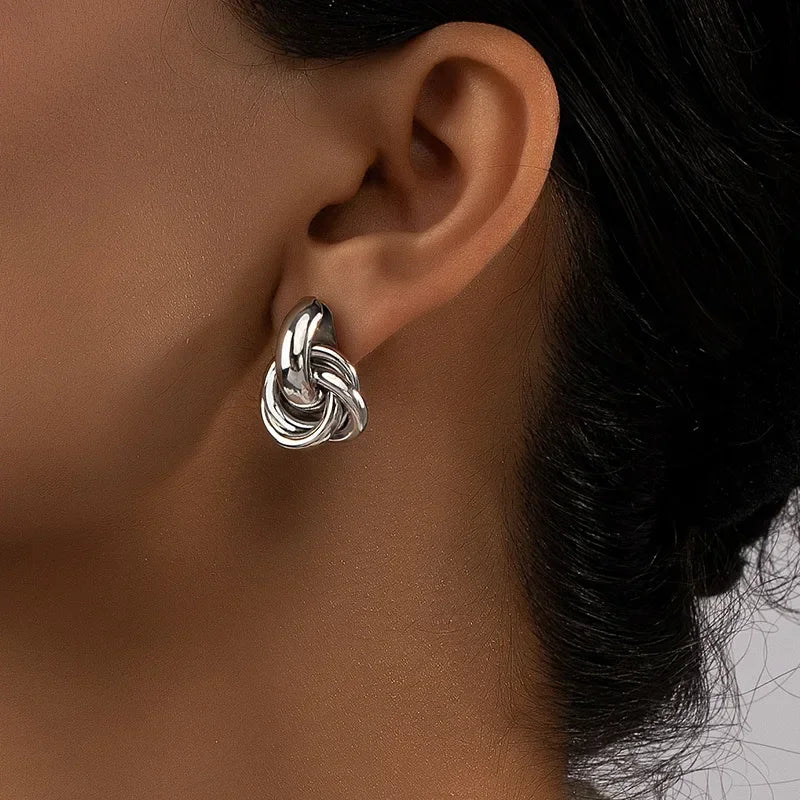 Mystique & Co™ – Boucles d’Oreilles Nœud Élégant