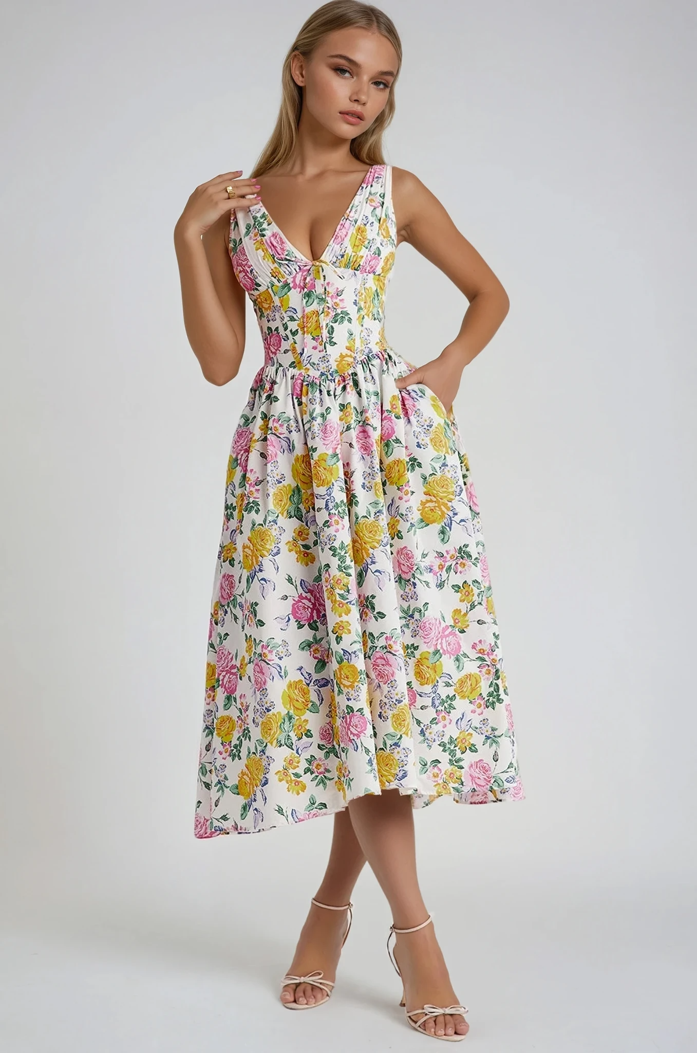 Mystique & Co™ Robe Fête Florale