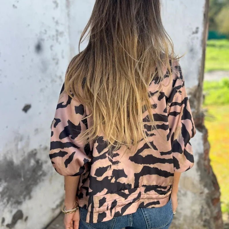 Mystique & Co™ Veste imprimé zébré