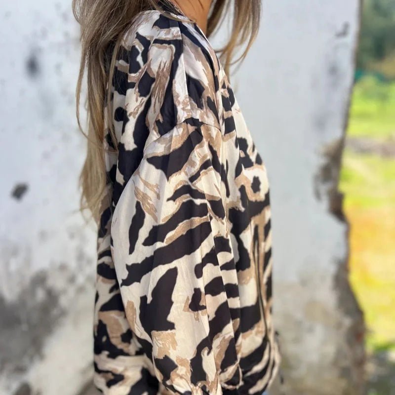 Mystique & Co™ Veste imprimé zébré