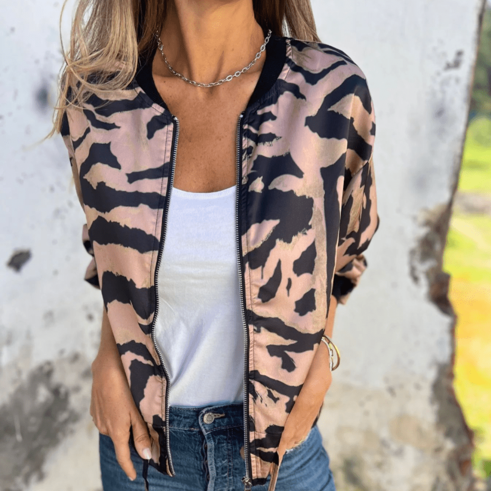 Mystique & Co™ Veste imprimé zébré