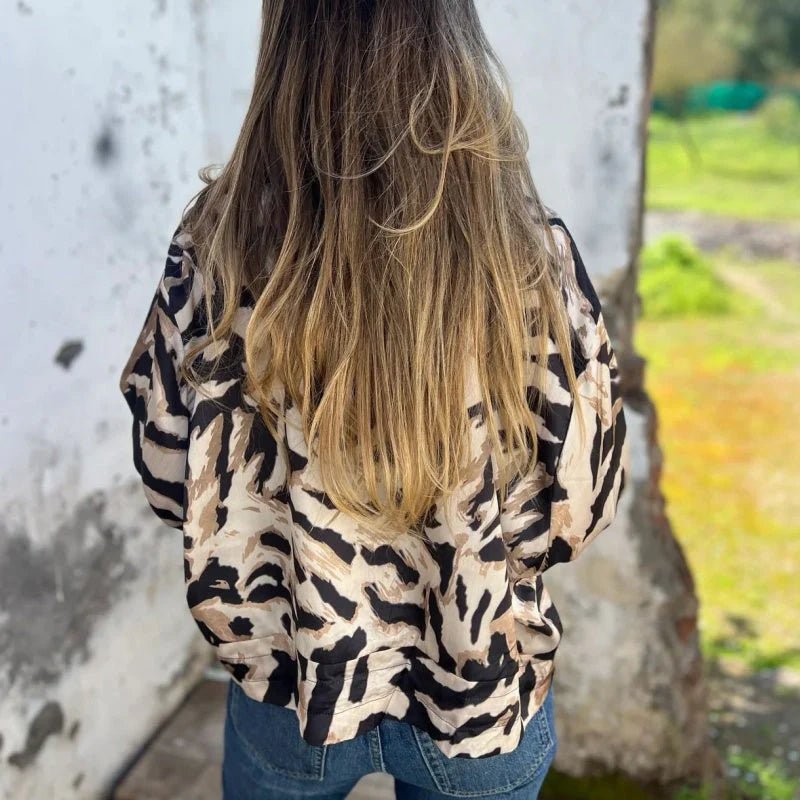 Mystique & Co™ Veste imprimé zébré