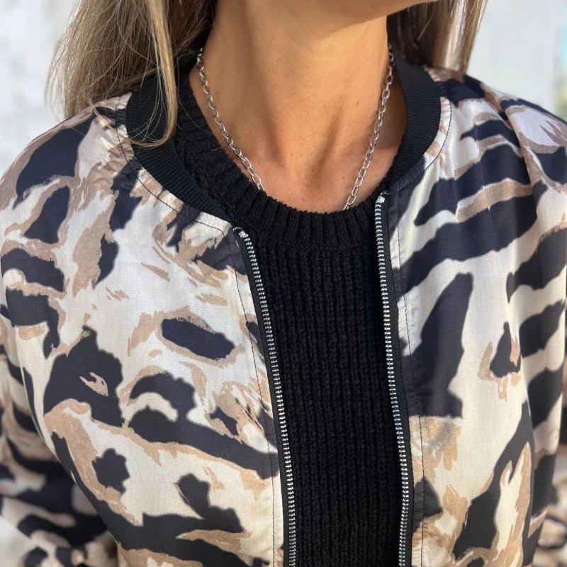 Mystique & Co™ Veste imprimé zébré