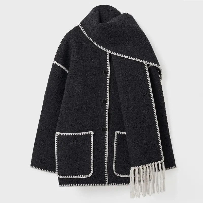 Mystique & Co™ manteau à écharpe