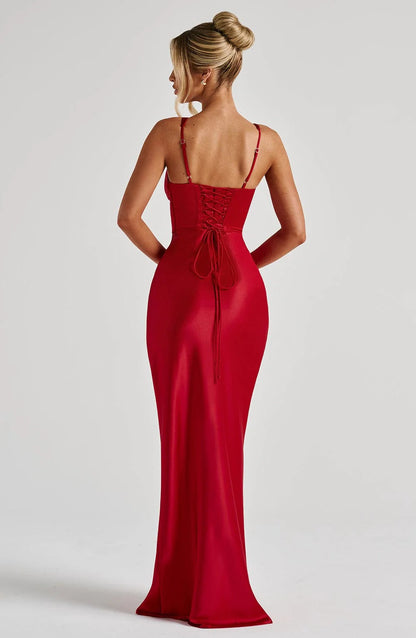 Mystique & Co™ Robe "Nuit Rouge à Paris