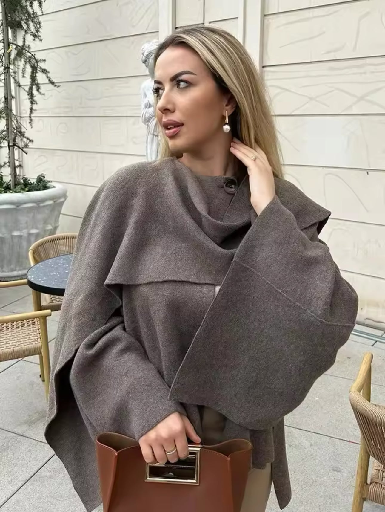 Mystique & Co™ Gilet Écharpe Chic