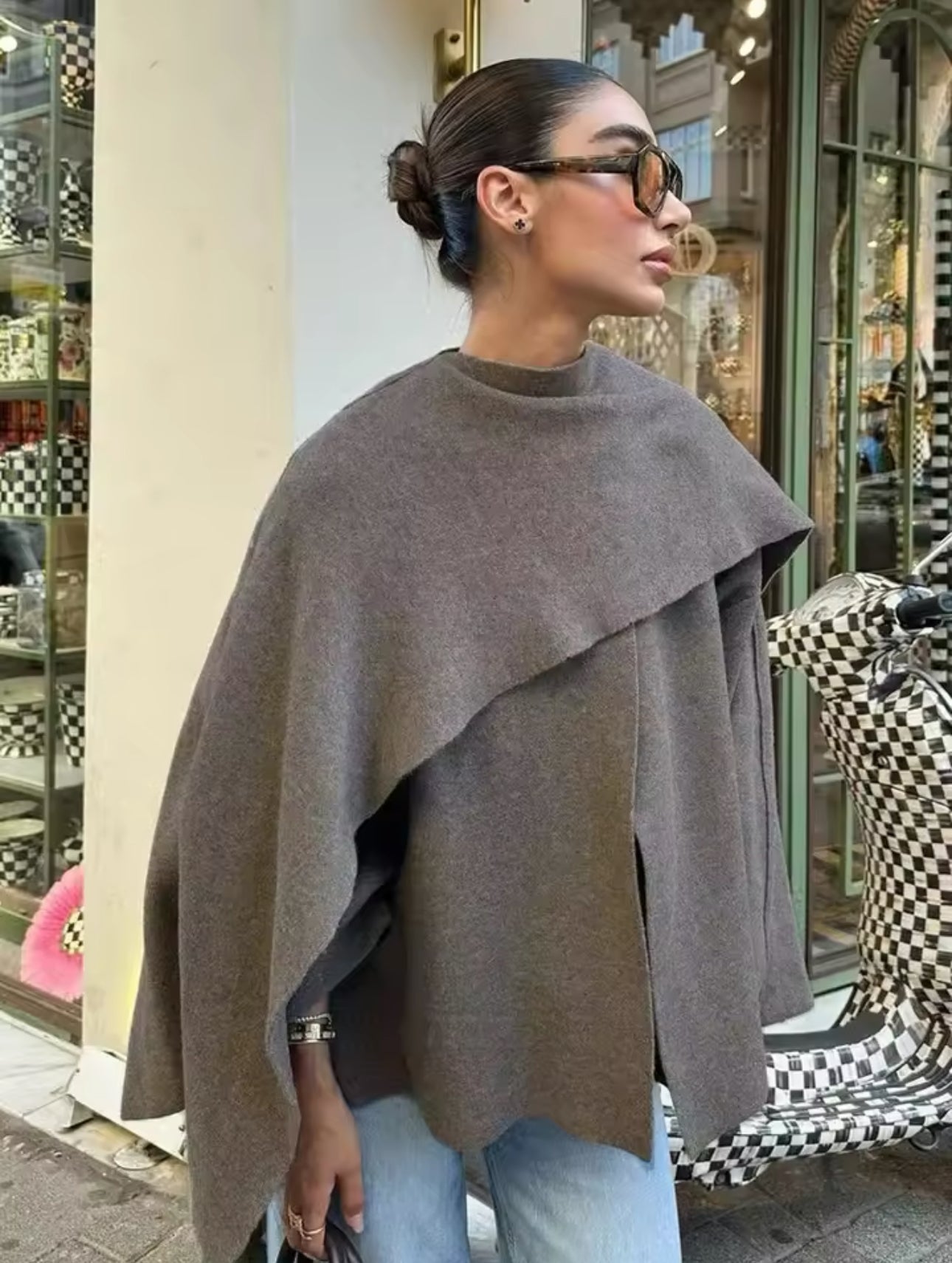 Mystique & Co™ Gilet Écharpe Chic