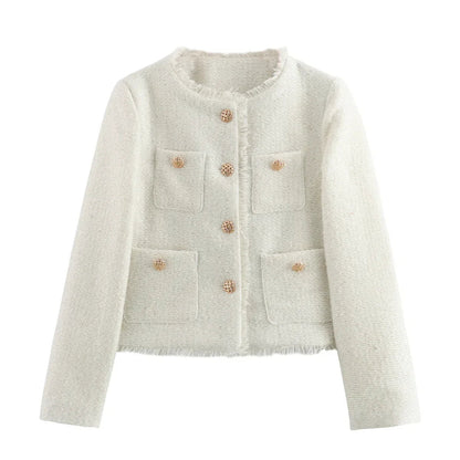 Mystique & Co™ Veste Tweed Chic