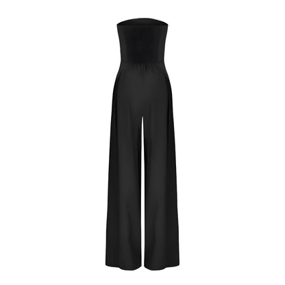 Mystique & Co™ Combinaison Bustier Jambes Larges