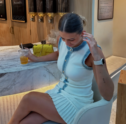Mystique & Co™ La robe Bleu Biscuit