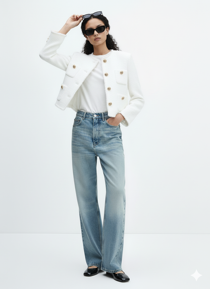 Mystique & Co™ Veste Tweed Chic
