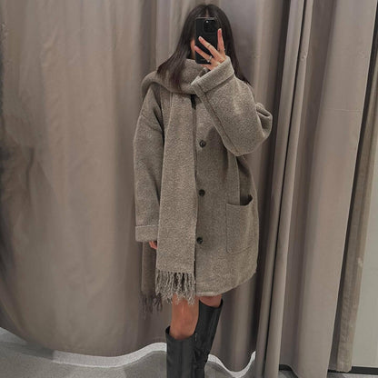 Mystique & Co™ Cardigan écharpe