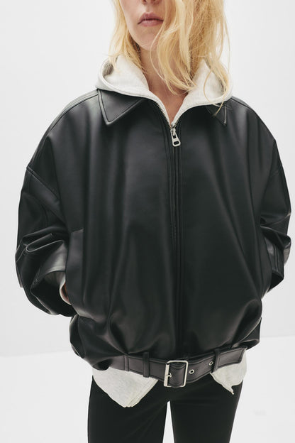 Mystique & Co™ Veste en Cuir