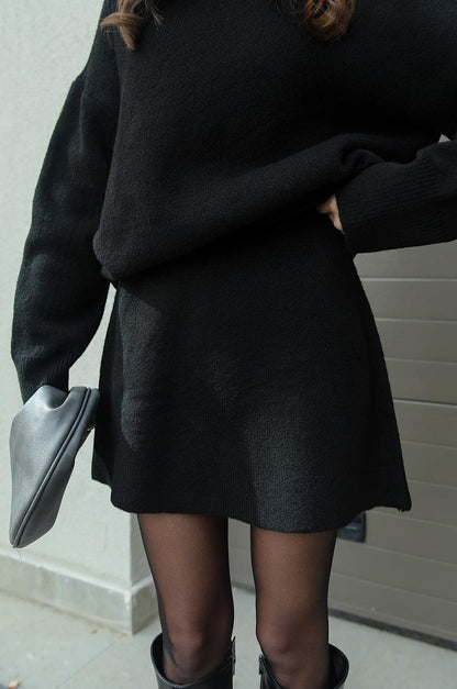 Mystique & Co™ Marie Ensemble Pull Élégant et Jupe