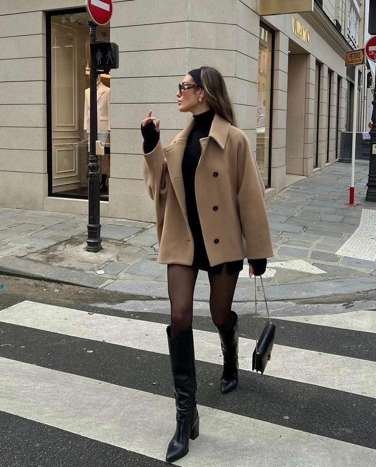Mystique & Co™ Manteau en laine oversize