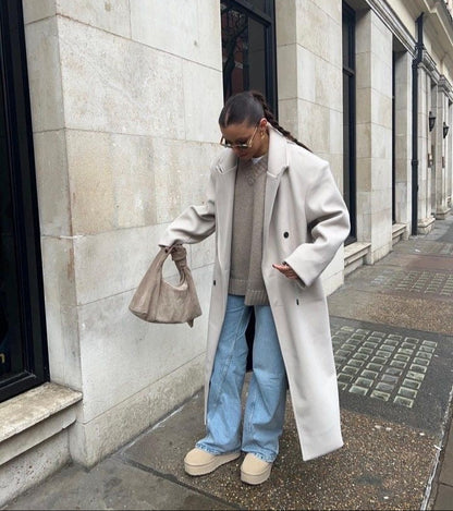 Mystique & Co™ Manteau long et surdimensionné