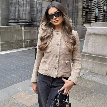 Mystique & Co™ Veste Tweed Chic