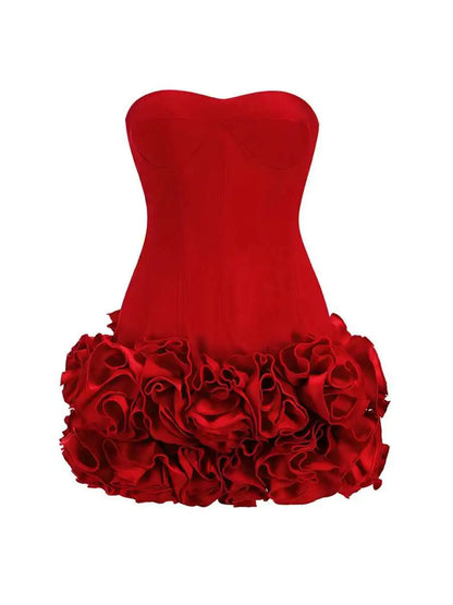 Mystique & Co™ Élégant Robe Rouge Julie