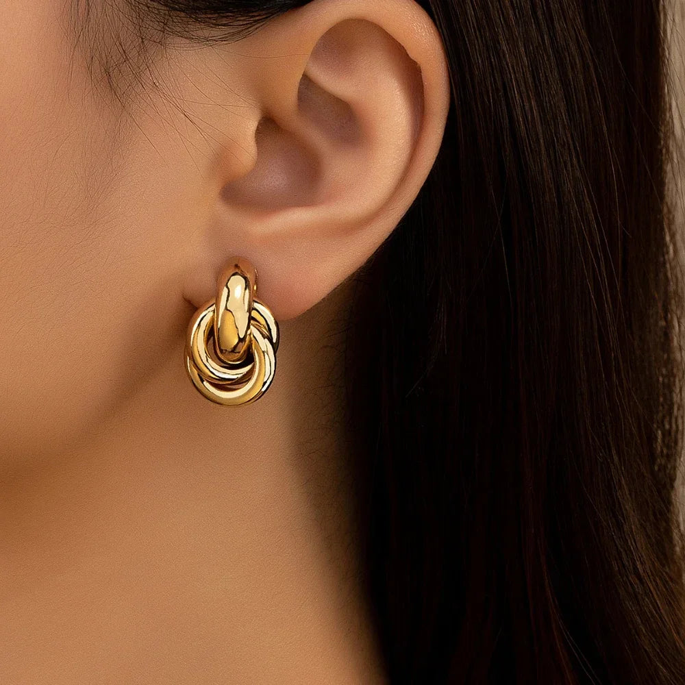 Mystique & Co™ – Boucles d’Oreilles Nœud Élégant
