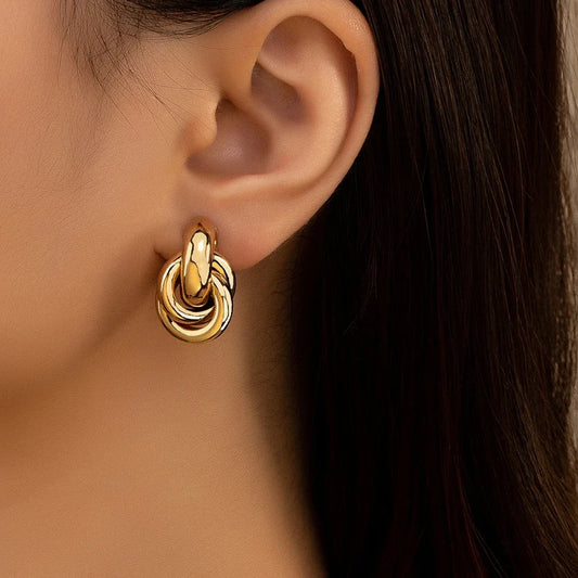 Mystique & Co™ – Boucles d’Oreilles Nœud Élégant