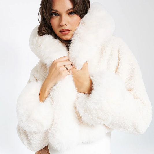 Mystique & Co™ Isabelle Veste Fausse Fourrure