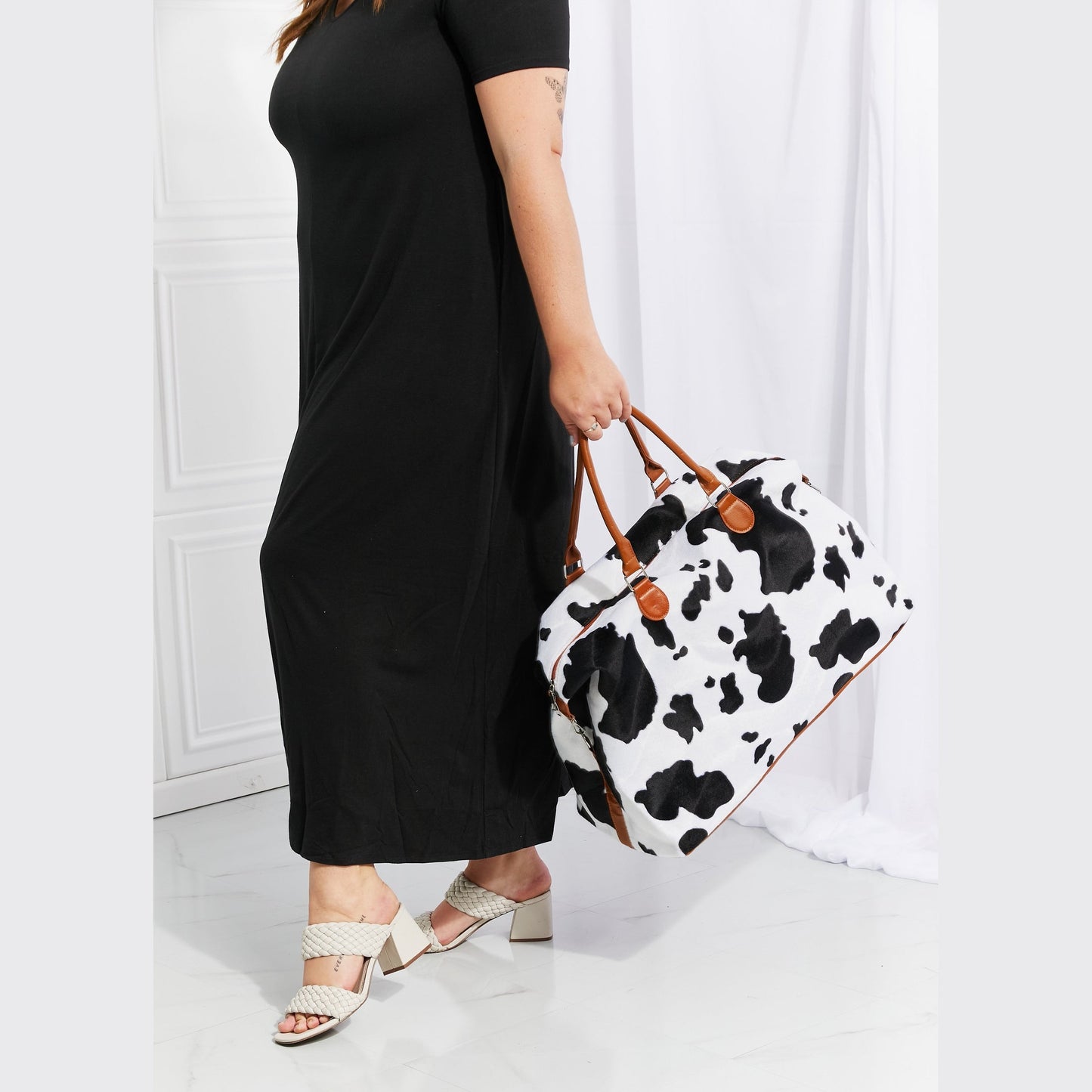 Mystique & Co™ Lily Cowprint Duffel