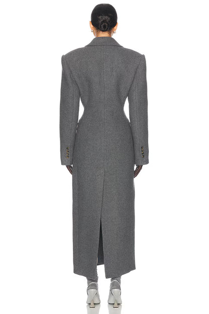 Mystique & Co™ Manteau Élégant en Laine Mélangée