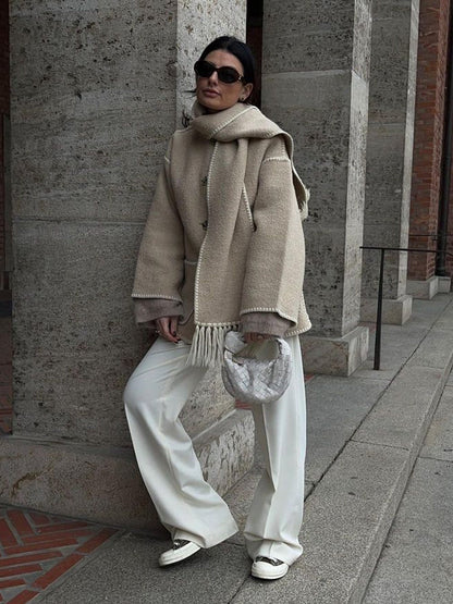 Mystique & Co™ manteau à écharpe
