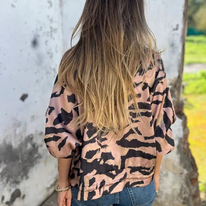 Mystique & Co™ Veste imprimé zébré