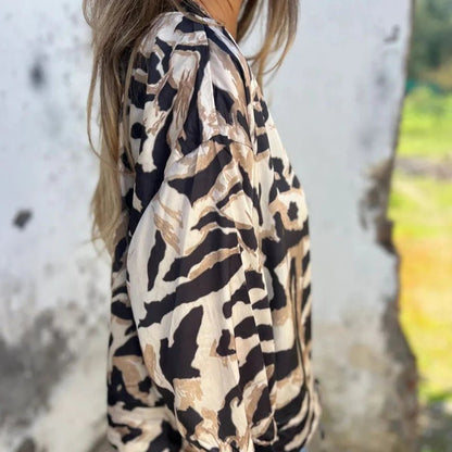 Mystique & Co™ Veste imprimé zébré
