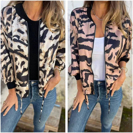 Mystique & Co™ Veste imprimé zébré