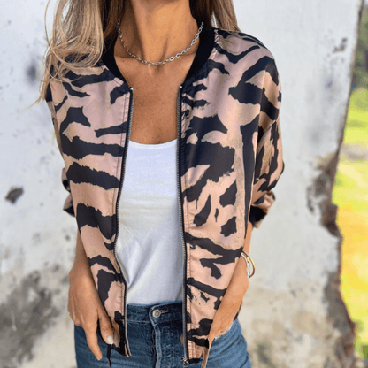 Mystique & Co™ Veste imprimé zébré